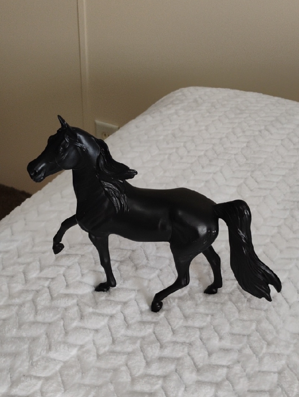 Breyer Black Morgan Stallion Horse Figurine Toy Model